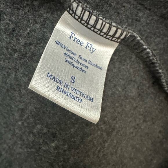 Free Fly Gray Cardigan Sweater with Open Front Stretch Long Sleeve Size Small - Picture 3 of 6